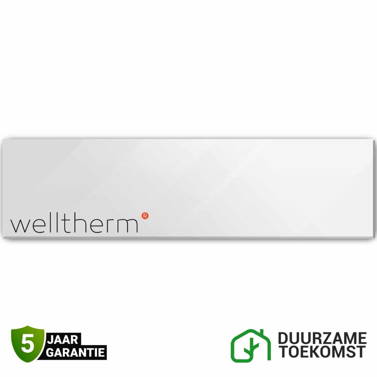 Welltherm infraroodpaneel Kristal Wit 625 watt