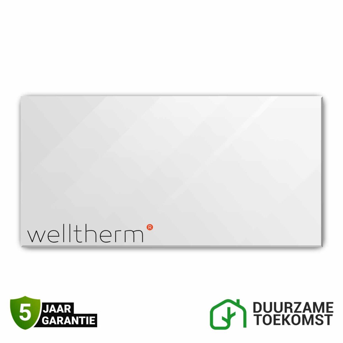 Welltherm infraroodpaneel Kristal Wit 780 watt